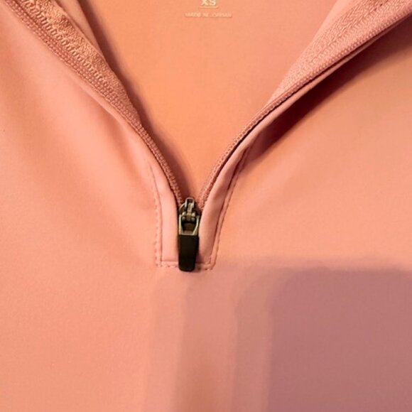 Ideology Half Zip Jacket Size X-Small - Mauve/Pale Rose - Picture 2 of 5